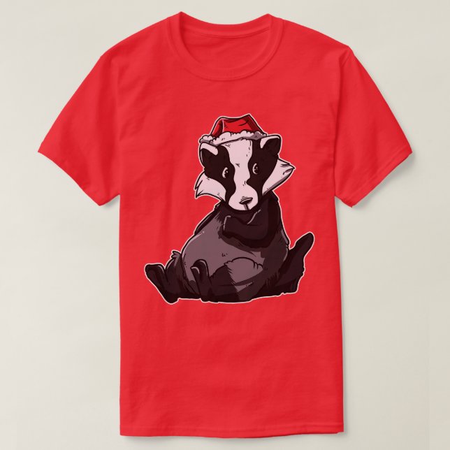 Camiseta Badger navidades (Diseño del anverso)