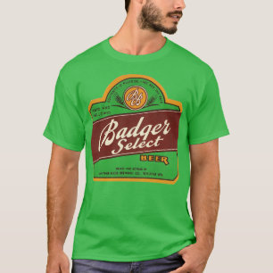 Camiseta Badger Select Beer Retro Defunción Breweriana