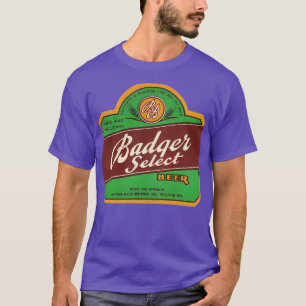 Camiseta Badger Select Beer Retro Defunción Breweriana