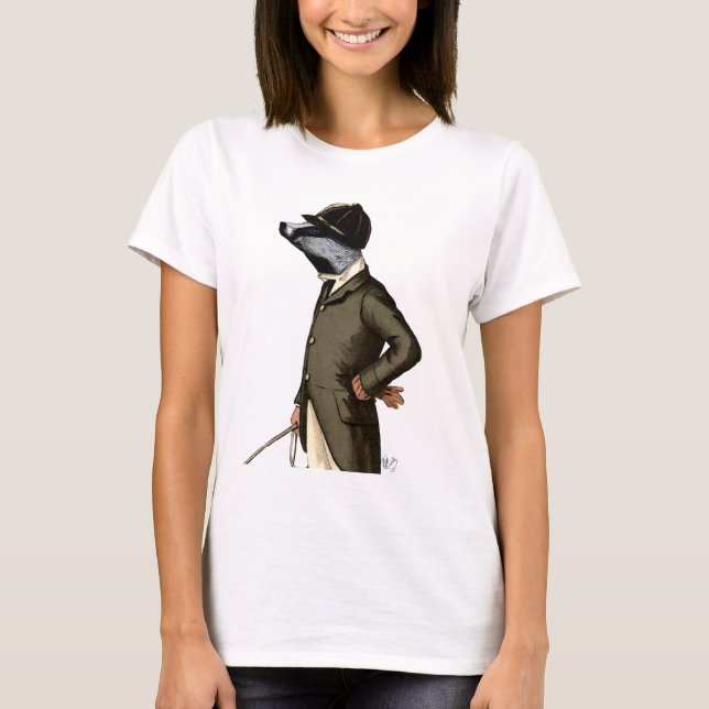 Camiseta Badger The Rider Portrait (Anverso)