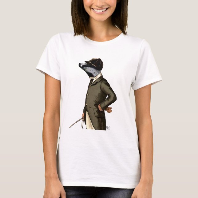 Camiseta Badger The Rider Portrait (Anverso)