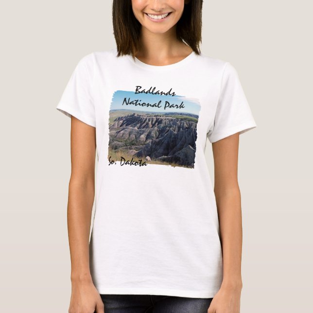 Camiseta Badlands, Dakota del Sur (Anverso)