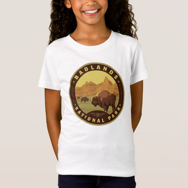 Camiseta Badlands National Park (Anverso)