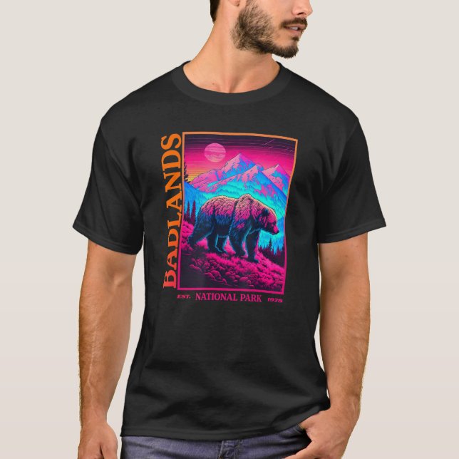 Camiseta BADLANDS National Park (Anverso)