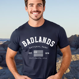 Camiseta Badlands National Park Desert Landscape