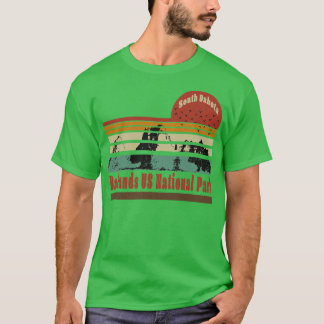 Camiseta Badlands Parque nacional de Estados Unidos Dakota 