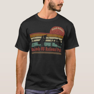 Camiseta Badlands Parque nacional de Estados Unidos South D