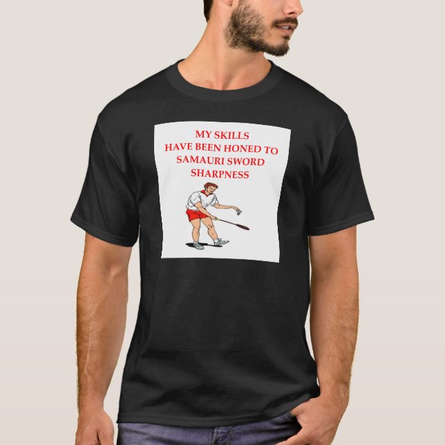 Camiseta bádminton (Anverso)