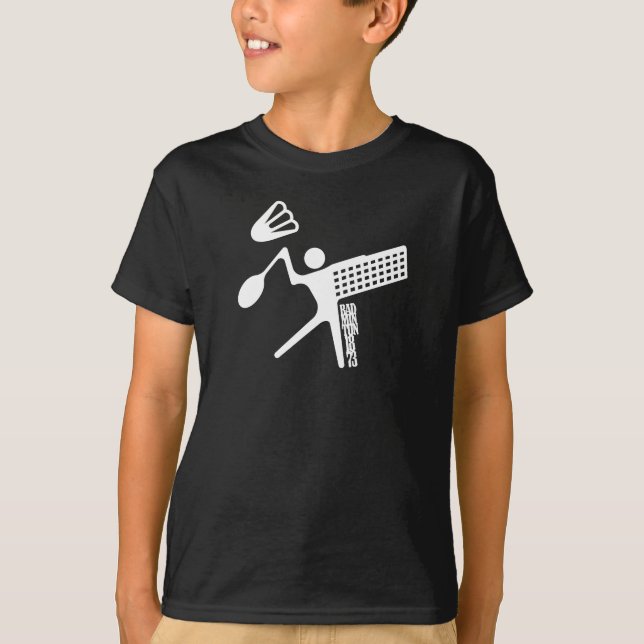 Camiseta BADMINTON 1873 versión masculino (Anverso)
