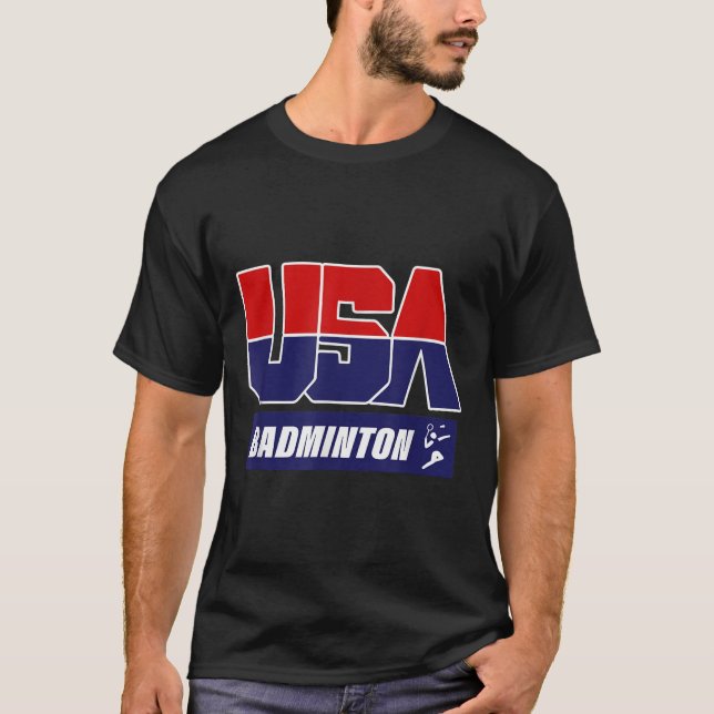 Camiseta Badminton 2021 Usa  (Anverso)