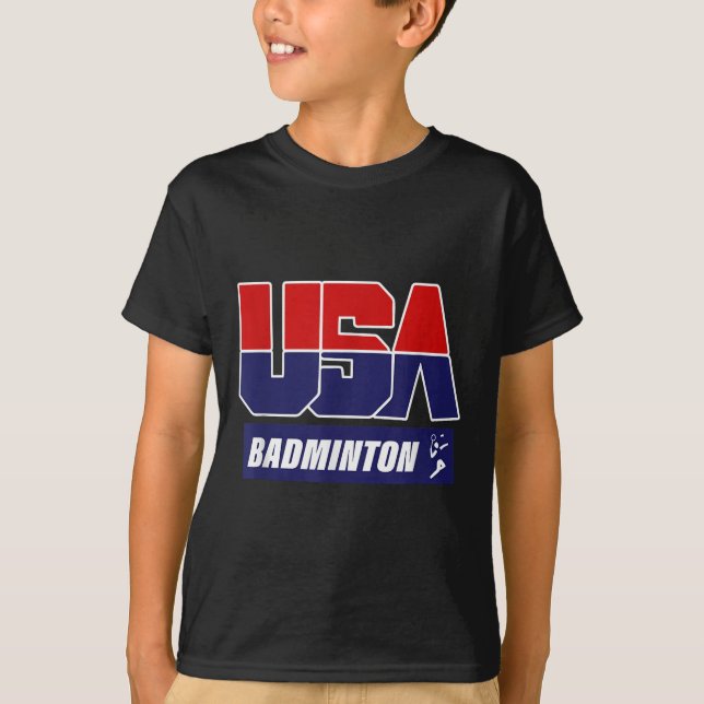 Camiseta Badminton 2021 Usa  (Anverso)