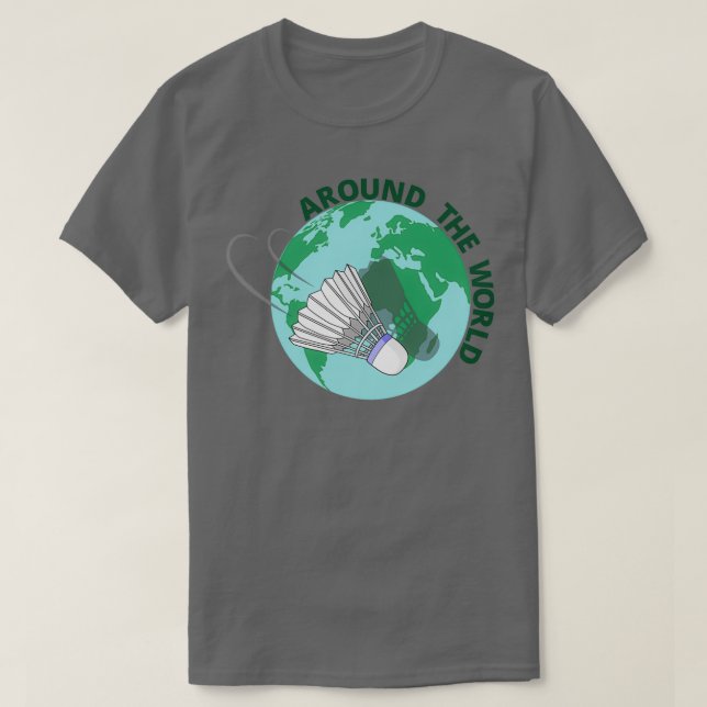Camiseta Badminton Alrededor Del Mundo T 1 (Diseño del anverso)