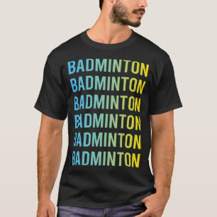 Camiseta Bádminton Amarillo Azul