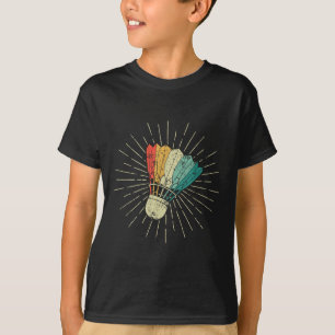 Camiseta Bádminton Atleta Colorido Hombres Mujeres Niños Vo