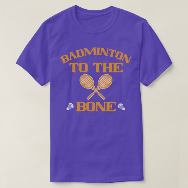 Camiseta Badminton Badminton al hueso (Diseño del anverso)