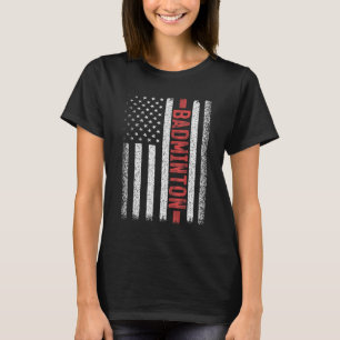 Camiseta Bádminton Bandera Americana 4 De Julio Juega Bádmi