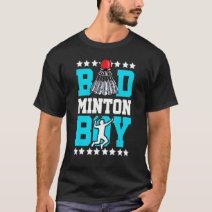 Camiseta Badminton Boy Noun Definition Shuttlecock Badminto