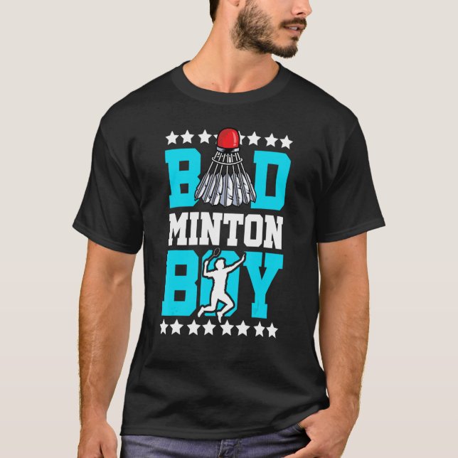 Camiseta Badminton Boy Noun Definition Shuttlecock Badminto (Anverso)