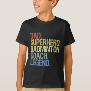 Camiseta Badminton Coach Dad