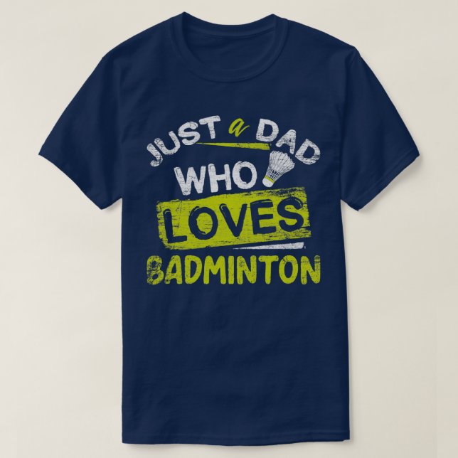 Camiseta Badminton Dad 7 (Diseño del anverso)