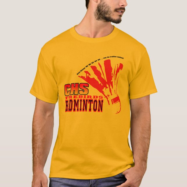 Camiseta Bádminton de CHS (Anverso)