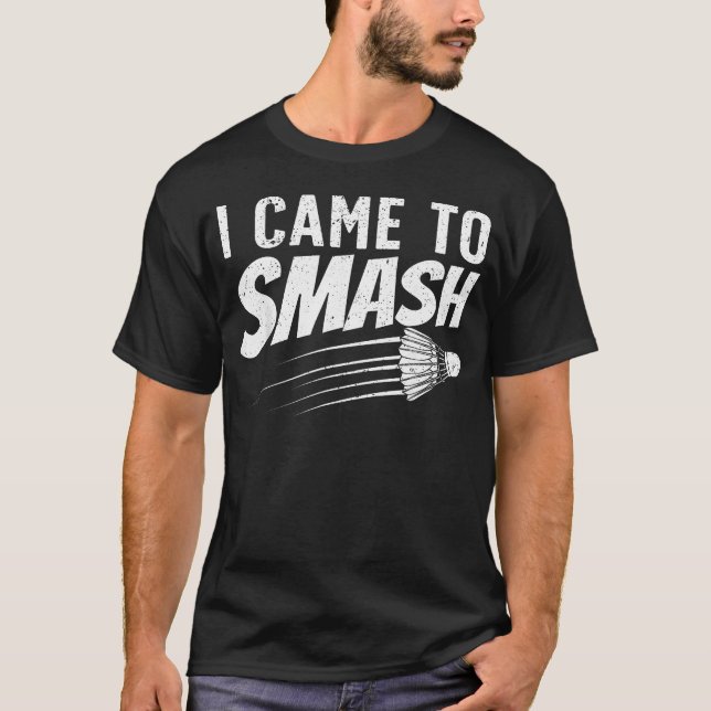 Camiseta Bádminton Divertido Bádminton (Anverso)