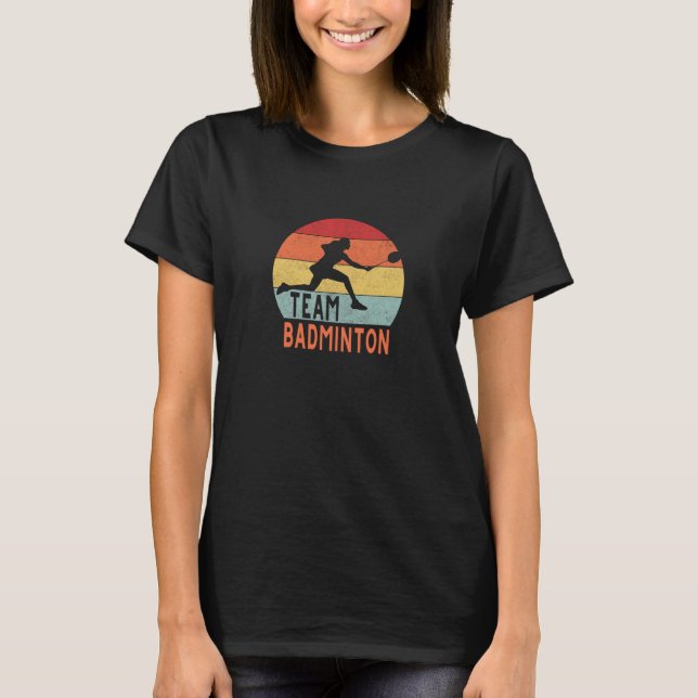 Camiseta Badminton  for girls women teamwear female sports (Anverso)