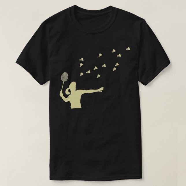 Camiseta Badminton Girl  Badminton Woman Girl Badminton Rac (Diseño del anverso)