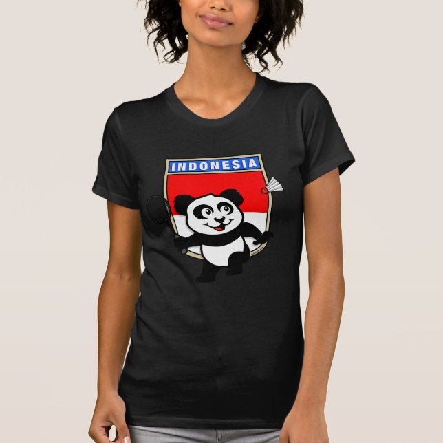 Camiseta Badminton Indonesia Panda (Anverso)