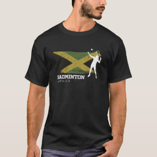 Camiseta Badminton Jamaica Jugador de Net Games Badminto