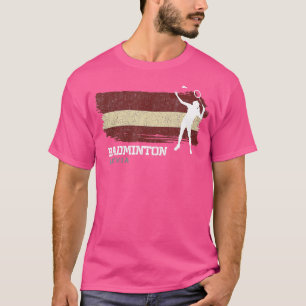 Camiseta Badminton Letonia Jugador de Juegos Netos Badminto