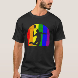 Camiseta Badminton LGBTQ para hombres jugadores gay