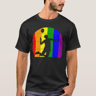 Camiseta Badminton LGBTQ para hombres jugadores gay