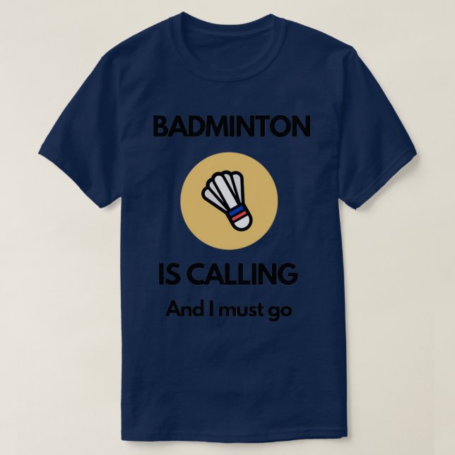 Camiseta Badminton llama a T 21 (Diseño del anverso)