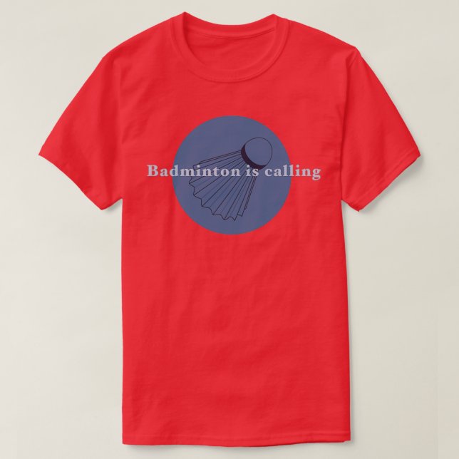 Camiseta Badminton llama al 8 (Diseño del anverso)