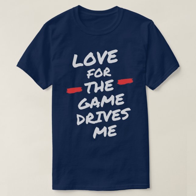 Camiseta Badminton Love for the Game T (Diseño del anverso)