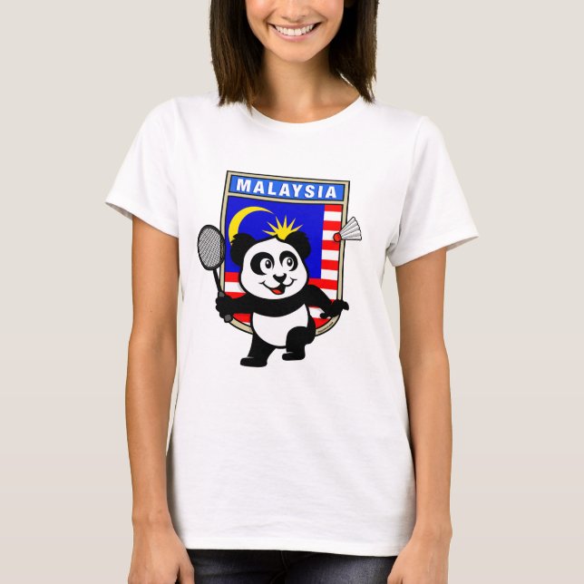 Camiseta Badminton Malaysia Panda (Anverso)