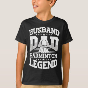 Camiseta Bádminton, Marido Papá Leyenda del Bádminton Volan