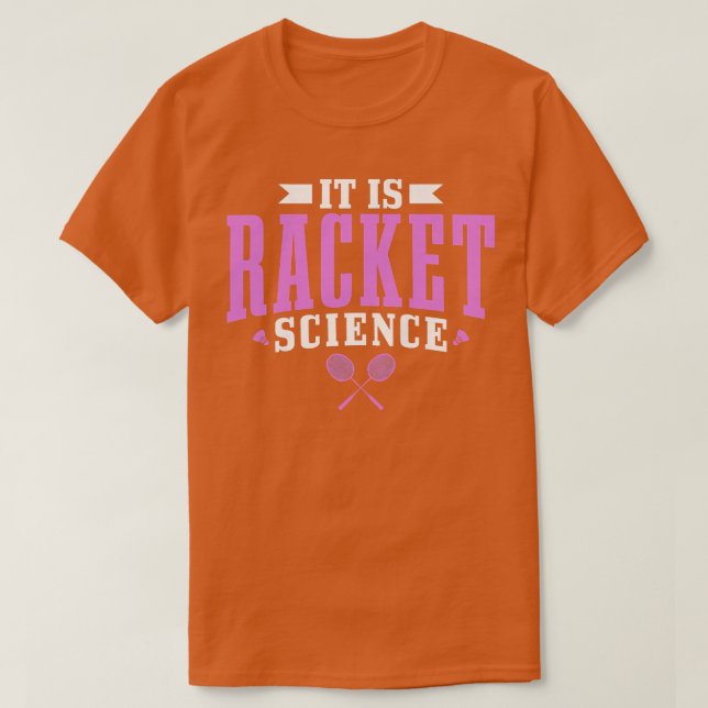 Camiseta Badminton Para Mujeres Es Racket Hu (Diseño del anverso)