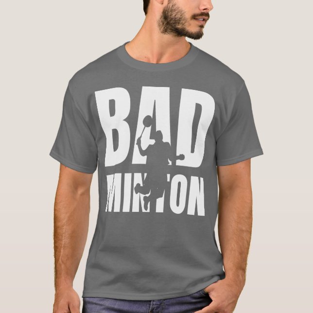 Camiseta Badminton Player Smash Lover Love Sports Sport ret (Anverso)