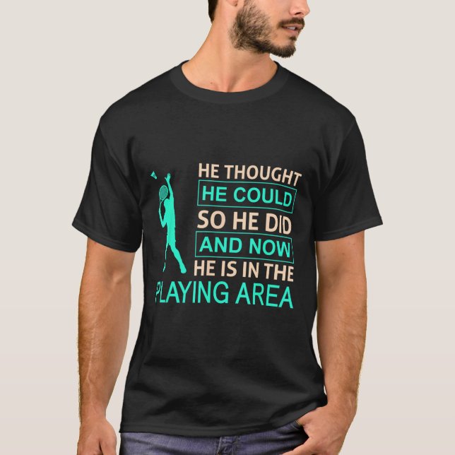 Camiseta Badminton Playing Arena For Badminton  (Anverso)