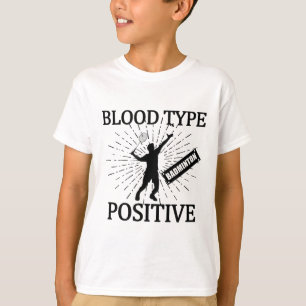 Camiseta Badminton Positive Shuttle Court Game Sport Badmin