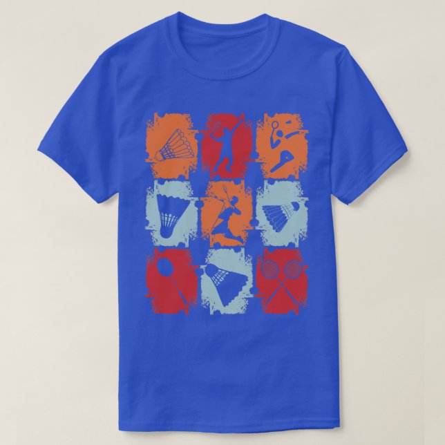 Camiseta Badminton Retro 3 (Diseño del anverso)