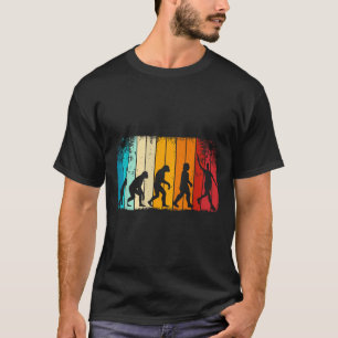 Camiseta Bádminton Retro Con Evolución de Volante Darwin 