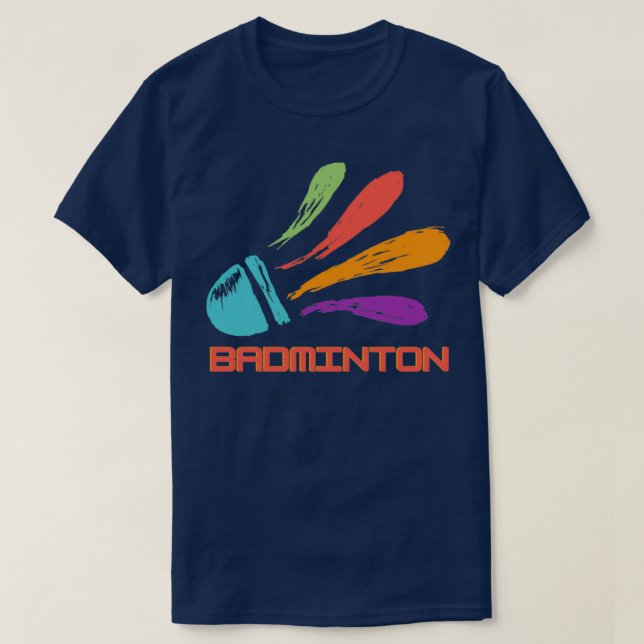 Camiseta Badminton Shuttlecock 12 (Diseño del anverso)