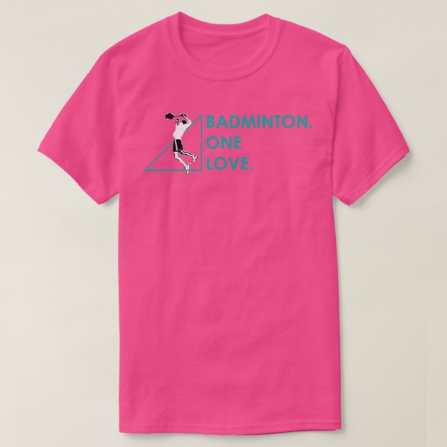 Camiseta Badminton Shuttlecock Happy Springs (Diseño del anverso)