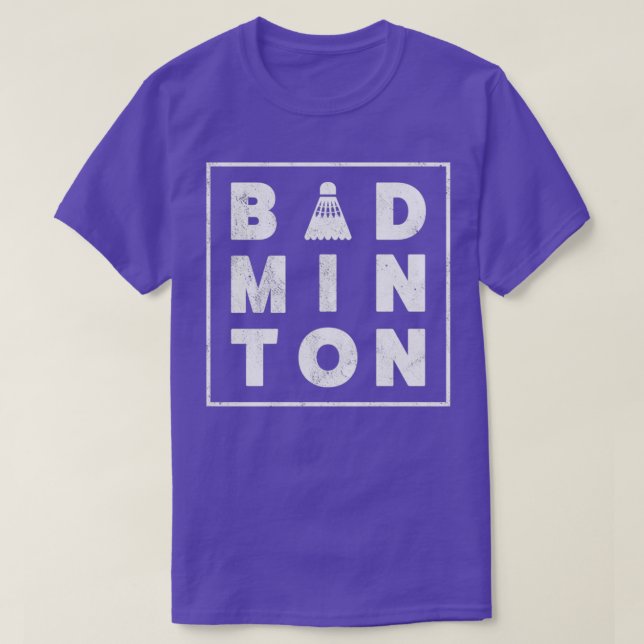 Camiseta Badminton Square T (Diseño del anverso)