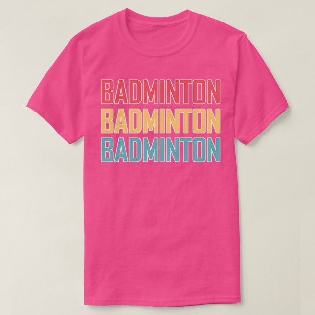Camiseta Badminton T 1 (Diseño del anverso)