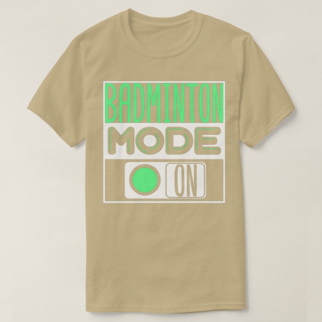 Camiseta Badminton T 4 (Diseño del anverso)
