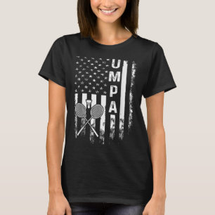 Camiseta Bádminton Umpa Bandera Americana Vintage Navidad X